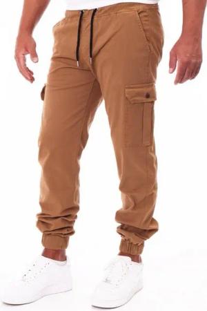 Reslad Cargohose Reslad Chinohose Herren Chino Freizeithose Cargo-Hose Jogginghose (1-tlg) bequeme Chino Hose Herren lange Hose mit Seitentaschen