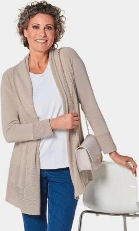 GOLDNER Strickjacke Strickjacke in raffinierter Struktur