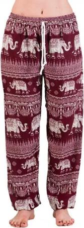 PANASIAM Relaxhose Muckhose aus feiner natürlicher Viskose bequeme Haremshose für Damen leichte Sommerhose mit Seitentaschen Aladinhose