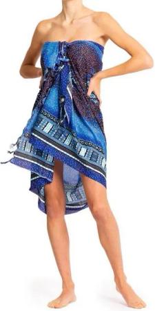 PANASIAM Pareo Sarong Maoi auch in großen Größen als Strandtuch oder, Strandkleid tragbar Bikini Cover-up Tuch für den Strand Wrap Überwurf