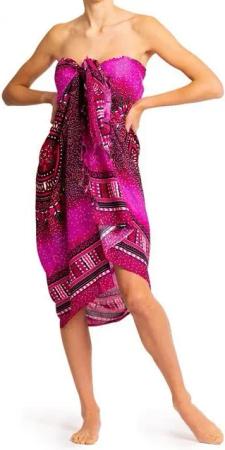 PANASIAM Pareo Sarong Maoi auch in großen Größen als Strandtuch oder, Strandkleid tragbar Bikini Cover-up Tuch für den Strand Wrap Überwurf