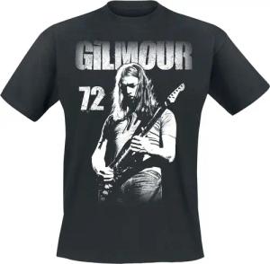 David Gilmour T-Shirt - Live 1972 - S bis 3XL - für Männer - Größe XXL - schwarz - Lizenziertes Merchandise!