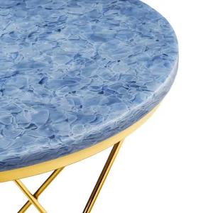 MAGNA Atelier Beistelltisch PARIS aus recycelten Glassflaschen, Coffee Table, nachhaltig, Made in Germany, 52x66cm