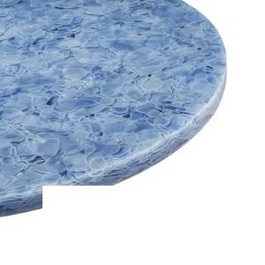MAGNA Atelier Couchtisch ROM aus GESCHMOLZENEN GLASFLASCHEN, Sofatisch, Wohnzimmertisch, nachhaltig, 78x40cm - 98x40cm