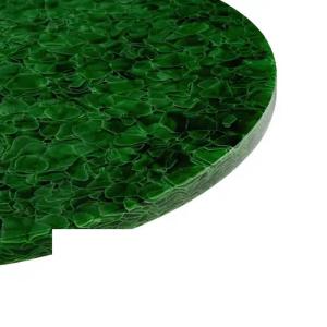 MAGNA Atelier Couchtisch ROM aus GESCHMOLZENEN GLASFLASCHEN, Sofatisch, Wohnzimmertisch, nachhaltig, 78x40cm - 98x40cm