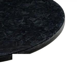 MAGNA Atelier Couchtisch ROM aus GESCHMOLZENEN GLASFLASCHEN, Sofatisch, Wohnzimmertisch, nachhaltig, 78x40cm - 98x40cm