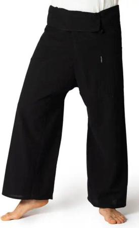 PANASIAM Wellnesshose Thai Fischerhose Classic bequeme Unisex Wickelhose aus Baumwolle als Yogahose Freizeithose Relaxhose loose fit