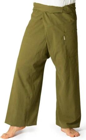 PANASIAM Wellnesshose Thai Fischerhose Classic bequeme Unisex Wickelhose aus Baumwolle als Yogahose Freizeithose Relaxhose loose fit