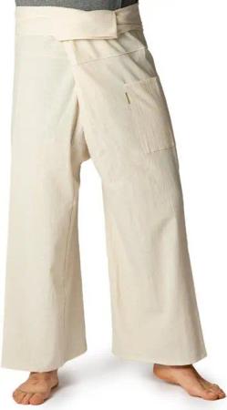 PANASIAM Wellnesshose Thai Fischerhose Classic bequeme Unisex Wickelhose aus Baumwolle als Yogahose Freizeithose Relaxhose loose fit