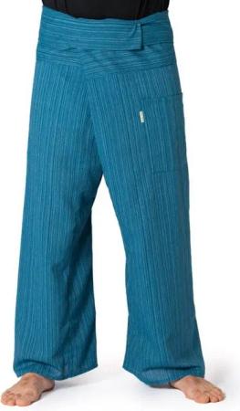 PANASIAM Wellnesshose Thai Fischerhose Lini bequeme Unisex Wickelhose aus Baumwolle als Yogahose Freizeithose Relaxhose loose fit