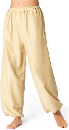 PANASIAM Haremshose Haremshose einfarbig aus feiner Viskose bequeme Muckhose Relaxhose Unisex für Damen und Herren leichte Sommerhose Freizeithose Pumphose
