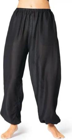 PANASIAM Haremshose Haremshose einfarbig aus feiner Viskose bequeme Muckhose Relaxhose Unisex für Damen und Herren leichte Sommerhose Freizeithose Pumphose