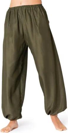 PANASIAM Haremshose Haremshose einfarbig aus feiner Viskose bequeme Muckhose Relaxhose Unisex für Damen und Herren leichte Sommerhose Freizeithose Pumphose