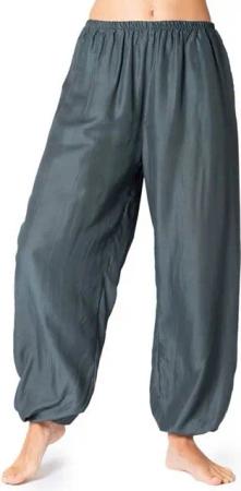 PANASIAM Haremshose Haremshose einfarbig aus feiner Viskose bequeme Muckhose Relaxhose Unisex für Damen und Herren leichte Sommerhose Freizeithose Pumphose