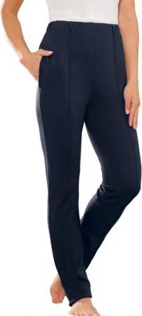 GOLDNER Stoffhose Freizeithose mit Biesen