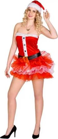 dressforfun Engel-Kostüm Frauenkostüm sexy Weihnachtfee, Knappes, sexy Outfit mit Tube-Ausschnitt