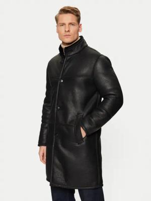 JOOP! Fellmantel 17 Parton 80000662 Schwarz Regular Fit