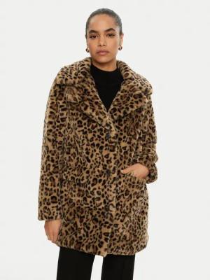 Vero Moda Pelzmantel Lissy 10328799 Braun Loose Fit