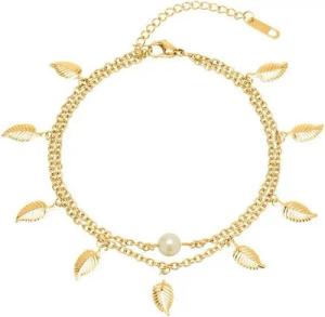 Unique Fußkette Unique Fußkette Edelstahl gold A5014