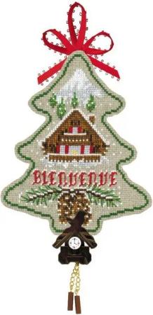 Le Bonheur des Dames Kreativset Le Bonheur des Dames Kreuzstich Stickpackung "Weihnachtsbaumdekoratio, (embroidery kit by Marussia)