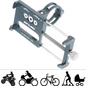CoolGadget GUB G85 Lenker Handy-Halterung, (bis 6,2 Zoll, Smartphone Handy Halter für Motorrad Bike Roller Scooter)
