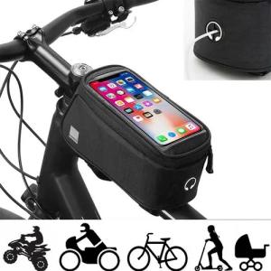 CoolGadget Sahoo Fahrrad Stange Handy-Halterung, (Smartphone Handy Halter für Fahrrad Bike Roller Scooter)