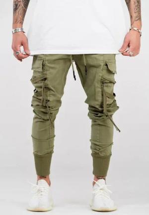 2Y Premium Cargohose B5194 mit elastischem Bund