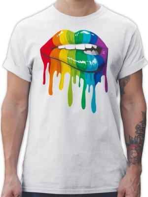 Shirtracer T-Shirt Lippen LGBT & LGBTQ LGBT Kleidung