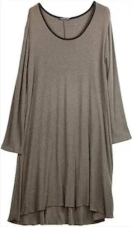 BZNA A-Linien-Kleid Wollkleid Lana Wolle Strickkleid Tunika