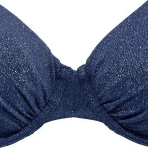 LASCANA Bügel-Bikini-Top Glitter, mit tollem Glitzereffekt