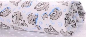 La Bortini Betttuch Baby Wickeltuch Tuch Spucktuch groß 78 x 120cm Babytuch