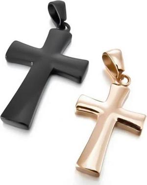 Schmuck-Elfe Partnerkette Kreuze Eleganz (Set), 4tlg. Set