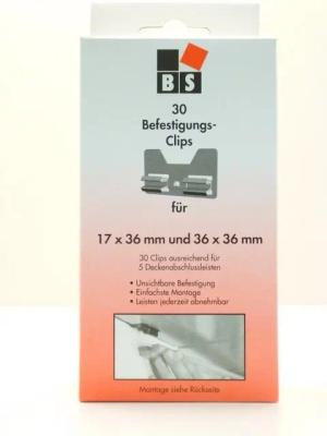 B.S. Bauprogramm Sockelleiste B.S. Bauprogramm Leistenclipse für
