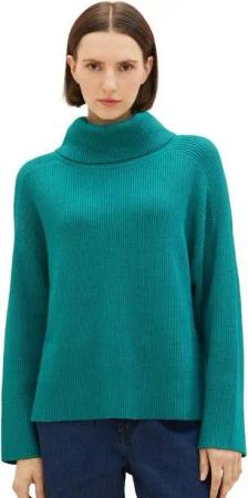 TOM TAILOR Strickpullover mit Markenlabel