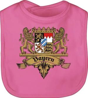 Shirtracer Lätzchen Bayern Wappen Bayernland Freistaat Bayern, Mode für Oktoberfest Baby Outfit