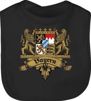 Shirtracer Lätzchen Bayern Wappen Bayernland Freistaat Bayern, Mode für Oktoberfest Baby Outfit
