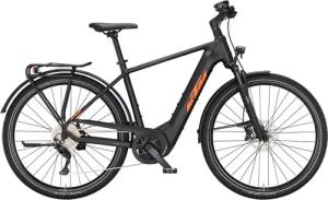 KTM MACINA SPORT CX750 LTD64, 10 Gang Kettenschaltung, Herrenfahrrad, Diamant, Modell 2024, 28 Zoll 51 cm black matt (orange+white)