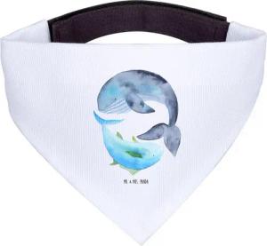 Mr. & Mrs. Panda Hundefliege Walfisch Thunfisch - Weiß - Geschenk, Hunde, große Hunde, Spruch lust, Polyester, Weiches Design