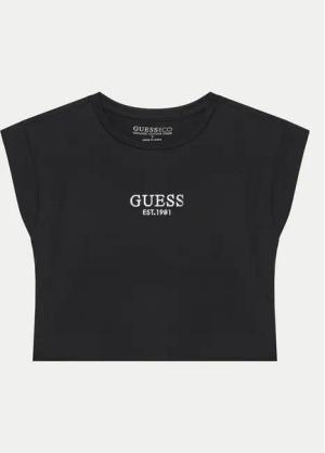 Guess T-Shirt J4BI34 J1314 Schwarz Boxy Fit