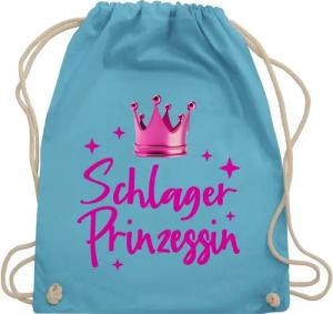 Shirtracer Turnbeutel Schlager Prinzessin - Konzert Volksmusik Schlagerparty, Schlager Party Outfit