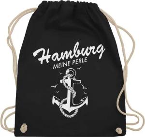 Shirtracer Turnbeutel Hamburg - meine Perle, Stadt und City Outfit