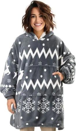 HOMELEVEL Hoodie Unisex Sweatshirt Hoodie Pullover - Pulli mit Kapuze für Damen und (1-tlg)