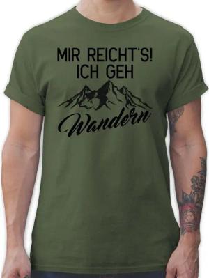Shirtracer T-Shirt Mir reichts ich geh Wandern Hobby Outfit
