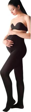 GIULIA Umstandsstrumpfhose 200 Den Warme Strumpfhose für Schwangere Schwarz Umstandsmode 200 DEN (1 St)