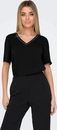 ONLY Kurzarmshirt ONLAva (1-tlg) Ziersteine