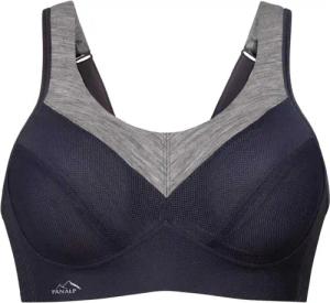 Anita Pan Alp Wool Bra Damen Sport BH (Anthrazit 80D Größe) Laufbekleidung