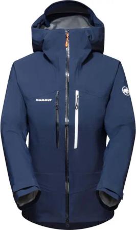 Mammut Taiss HS Hooded 3L Jacke W Damen Wanderjacke (Dunkelblau L Größe) Regenjacken
