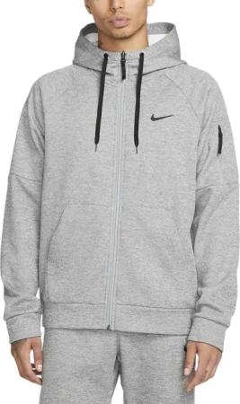 Nike M NK Therma-Fit Hooded Full-Zip Herren Trainingsjacke (Grau XL Größe) _Fitnessbekleidung
