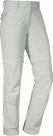 Schöffel Pants Ascona Zip Off Damen Wanderhose (Hellgrau 18 Größe)