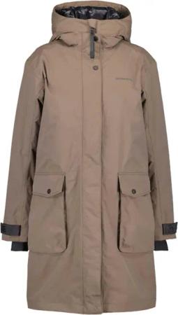 Didriksons Ilsa Wns Parka Damen (Hellbraun 40 Größe) Lifestylebekleidung